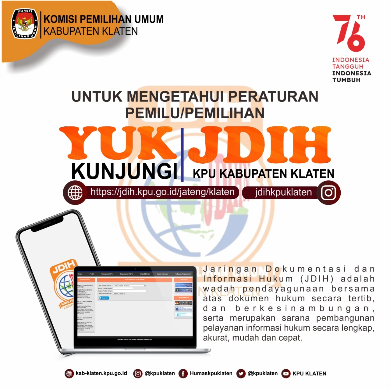 JDIH KPU Kabupaten Klaten