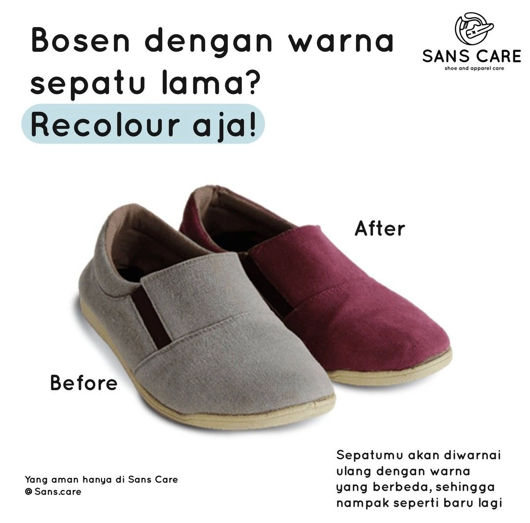 Recolor canvas shoe